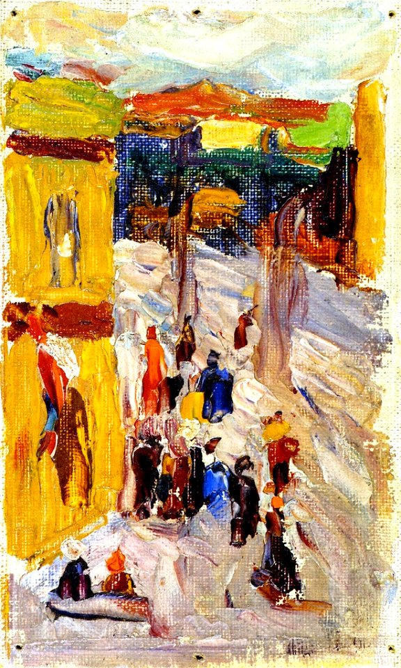 Kandinsky - Street Corner, circa 1901-1903