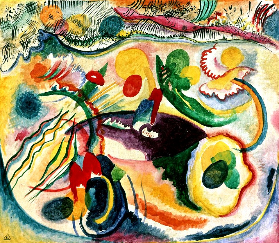 Kandinsky - On the Theme of the Last Judgement, 1913