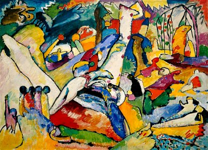 Kandinsky - Sketch for “Composition II”, 1909–10