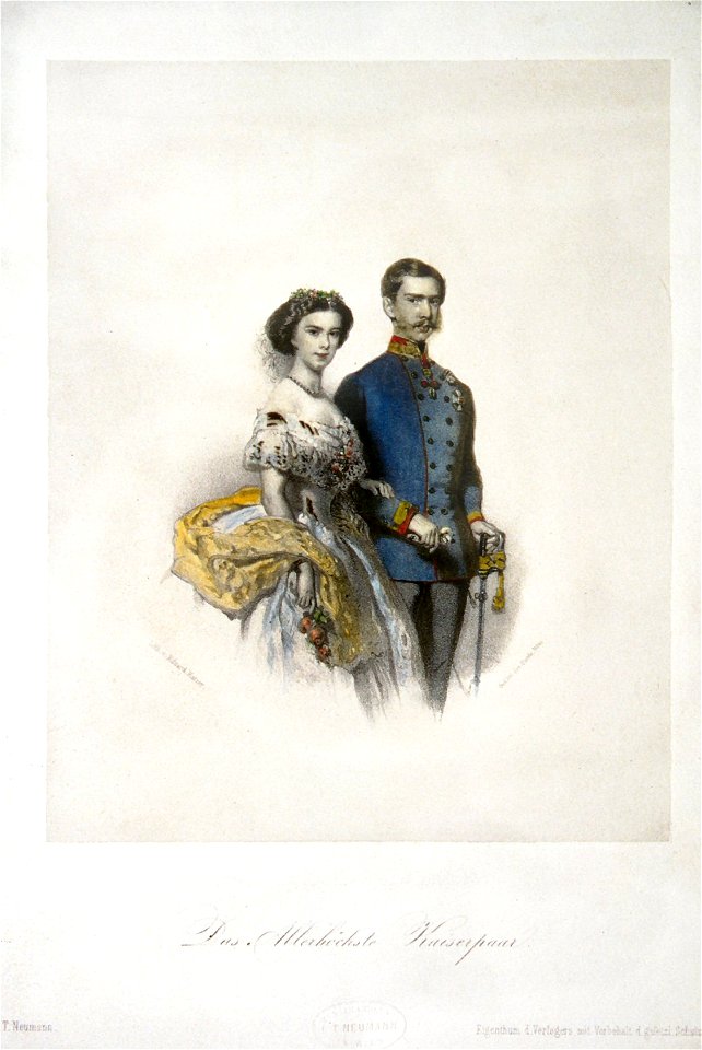 Kaiserpaar Litho