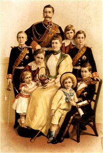 Kaiser Wilhelm II Familie 73112