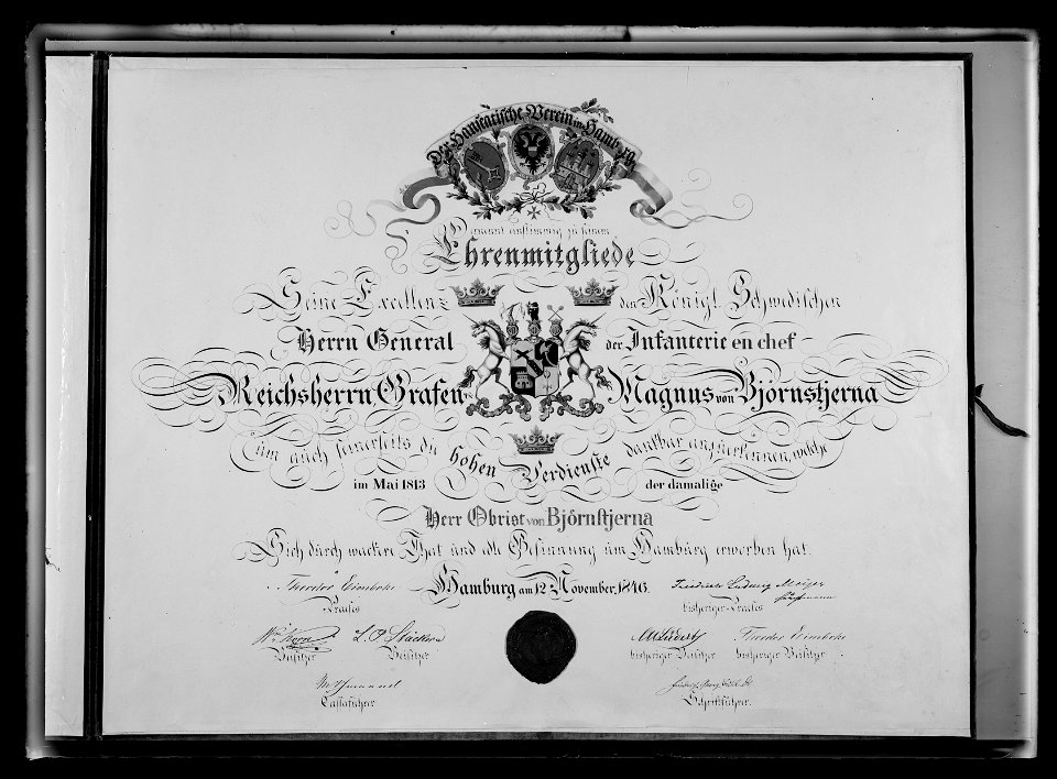 Kallelse till hedersledamot - Livrustkammaren - 1432
