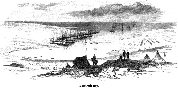 Kamiesh Bay. George Dodd. Pictorial history of the Russian war 1854-5-6