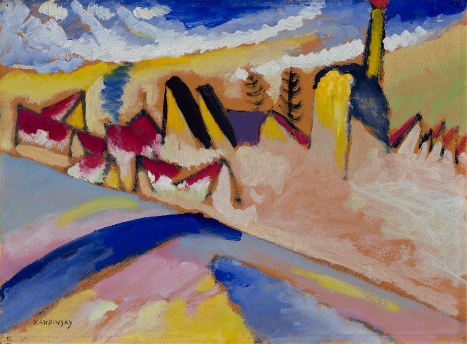 Kandinsky - Studie zu Winter No. II, Winter 19101-911