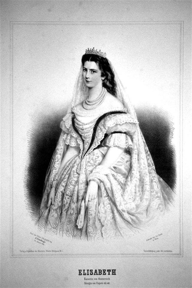 Kaiserin Elisabeth Dauthage Litho 03