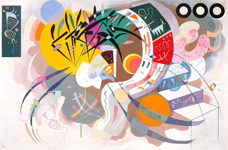 Vassily Kandinsky, 1936 - Courbe dominante