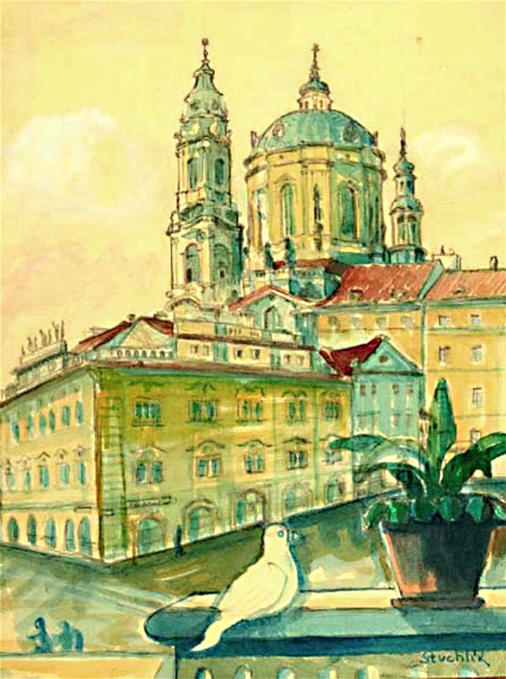 Kamil Stuchlík (1863-1940) - Chrám sv. Mikuláše