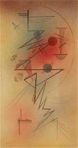 Schwacher Bogen (Weak Arc) by Wassily Kandinsky, 1929