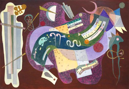 Kandinsky - Rigid and Curved (Rigide et Courbé), 1935
