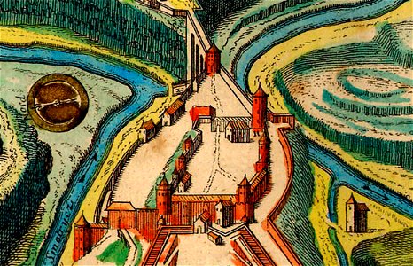 Kamianets-Podilskyi map 1691 (fragment)