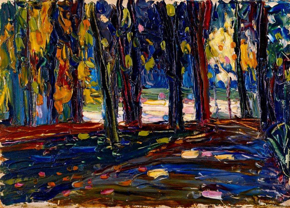 Kandinsky - Im Park von St. Cloud – Herbst II, 1906