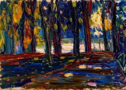 Kandinsky - Im Park von St. Cloud – Herbst II, 1906