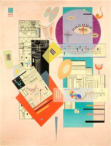 Kandinsky - Animated Stability, 1937. Free illustration for personal and commercial use.