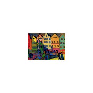 Kandinsky - WEILHEIM - MARIENPLATZ, 1909, R318