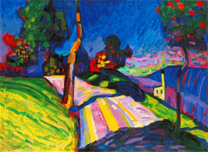 Kandinsky murnau-kohlgruberstrasse lac 220x300mm