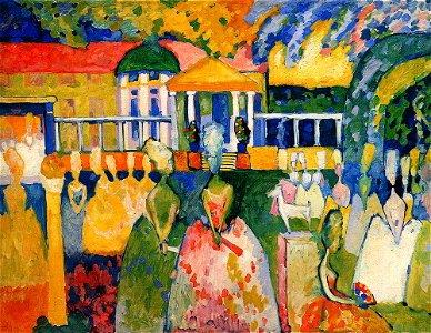 Kandinsky - Crinoline Lady, 1909