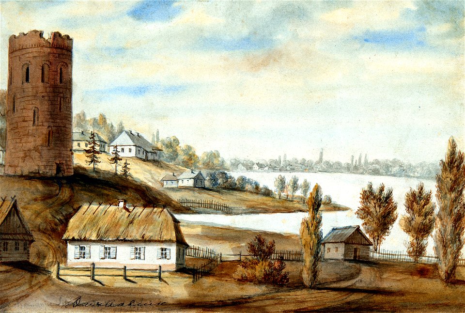 Kamianieckaja vieža. Камянецкая вежа (N. Orda, 20.04.1876)
