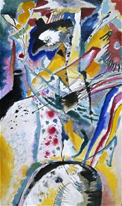 Kandinsky - Große Studie zu einem Wandbild für Edwin R. Campbell (Sommer), 1914