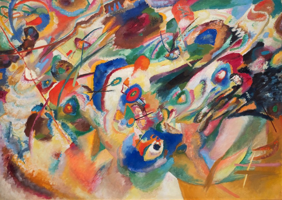 Kandinsky - Entwurf 2 zu Komposition VII PA291213