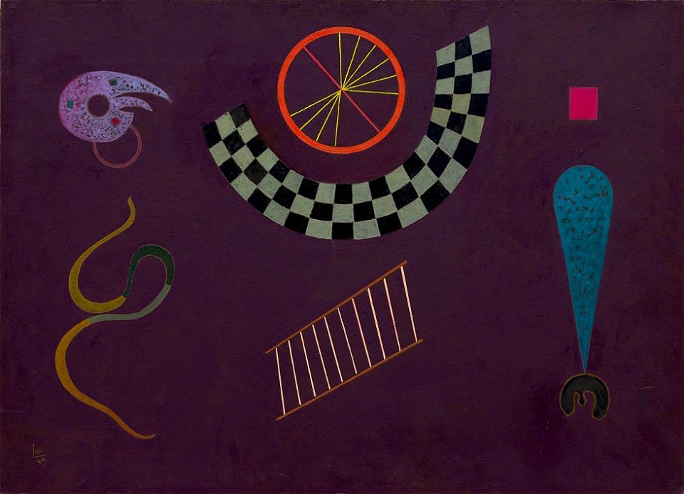 Kandinsky - Ribbon with Squares, 1944
