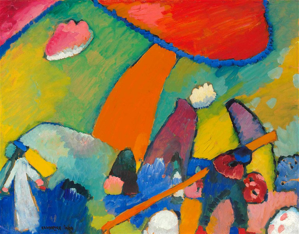 Kandinsky - Strandszene, 1909, R297