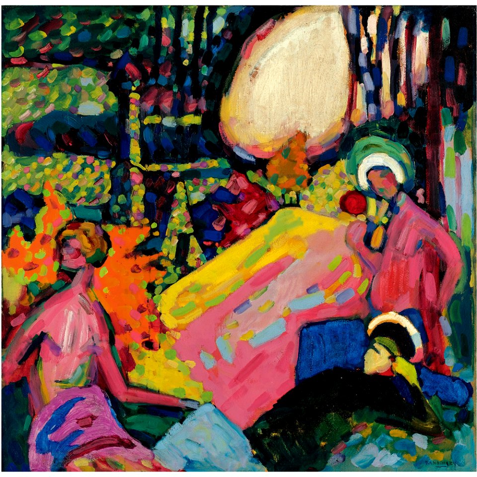 Kandinsky - WEISSER KLANG (WHITE SOUND), 1908, R189