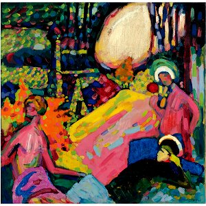 Kandinsky - WEISSER KLANG (WHITE SOUND), 1908, R189