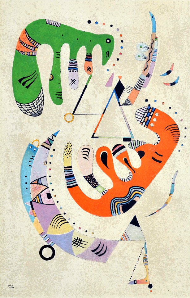 Kandinsky - Green and Red, 1940