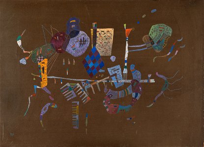 Kandinsky - Alrededor de la línea, 1943