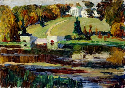 Kandinsky - Skizze für Achtyrka – Herbst, Herbst 1901