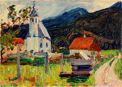 Kandinsky - Improvisation mit Kochel—Dorfkirche, 1902, R68