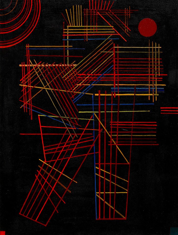 Kandinsky - Colored Sticks, 1928