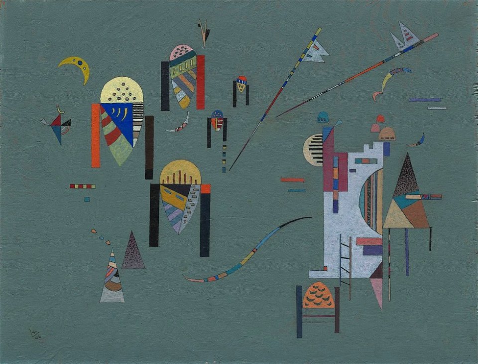 Kandinsky - Vertical Accents, 1942