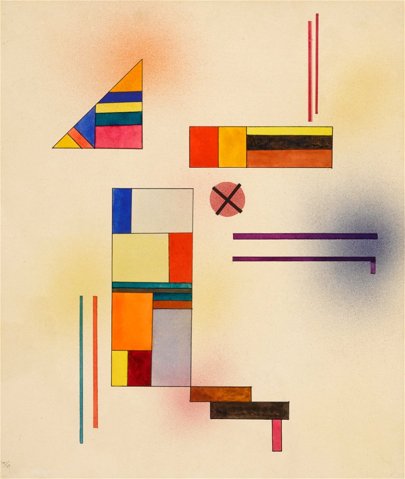 Hartweich (Hard Soft), No. 390, by Wassily Kandinsky