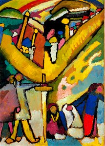 Kandinsky - Improvisation mit Studie für Improvisation 8, 1909, R288