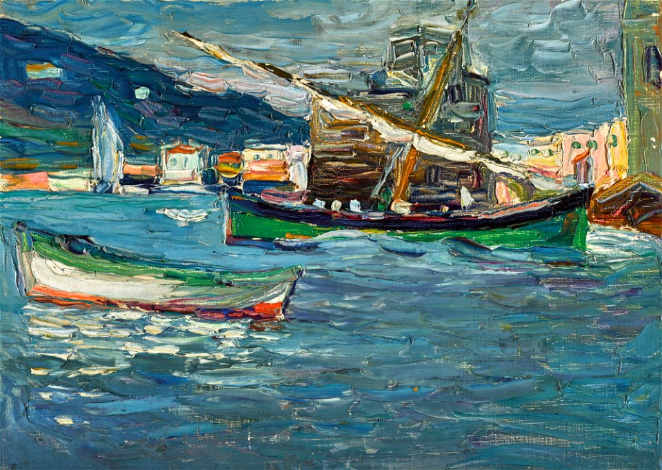 Kandinsky - RAPALLO GRAUER TAG (RAPALLO GREY DAY), 1905, R144