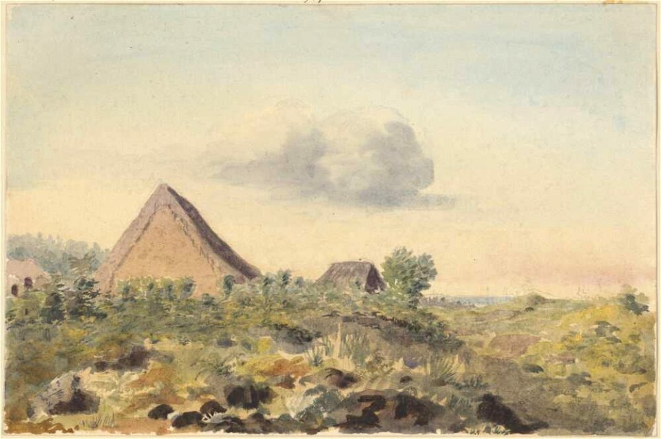 Kanecoa, Ooloa, half way to Kiluea from Hilo, 1855, watercolour by James Gay Sawkins