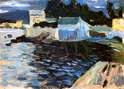 Kandinsky - Sestri - Evening, 1905