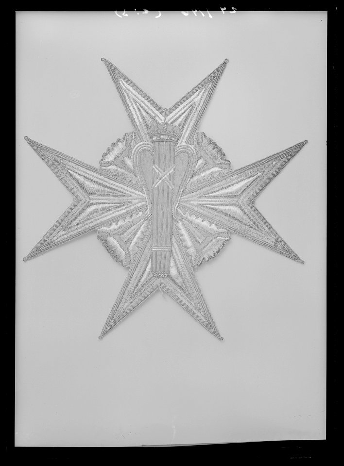 Kappkraschan för kommendör med stora korset av Vasaorden, Sverige ca 1800 - Livrustkammaren - 550