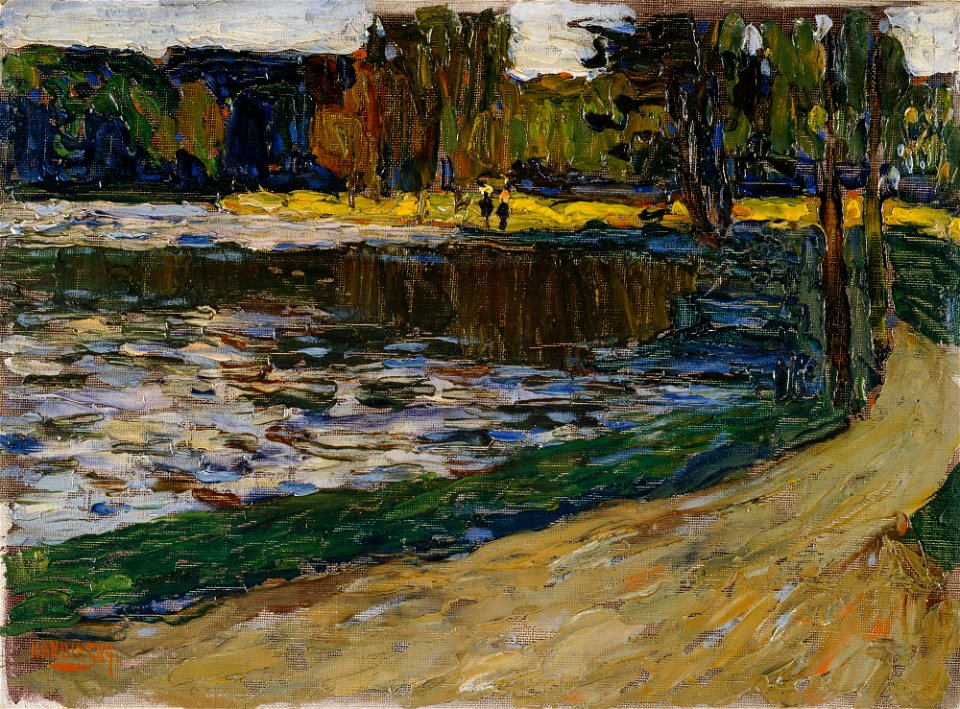 Kandinsky - München – Englischer Garten, Anfang September 1901