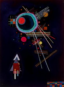 Kandinsky - Strahlenlinien, 1927