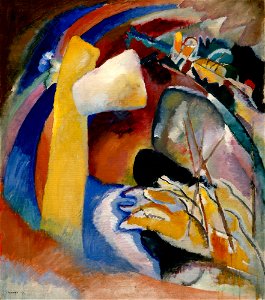 Kandinsky - Study for Painting with White Form, 1913