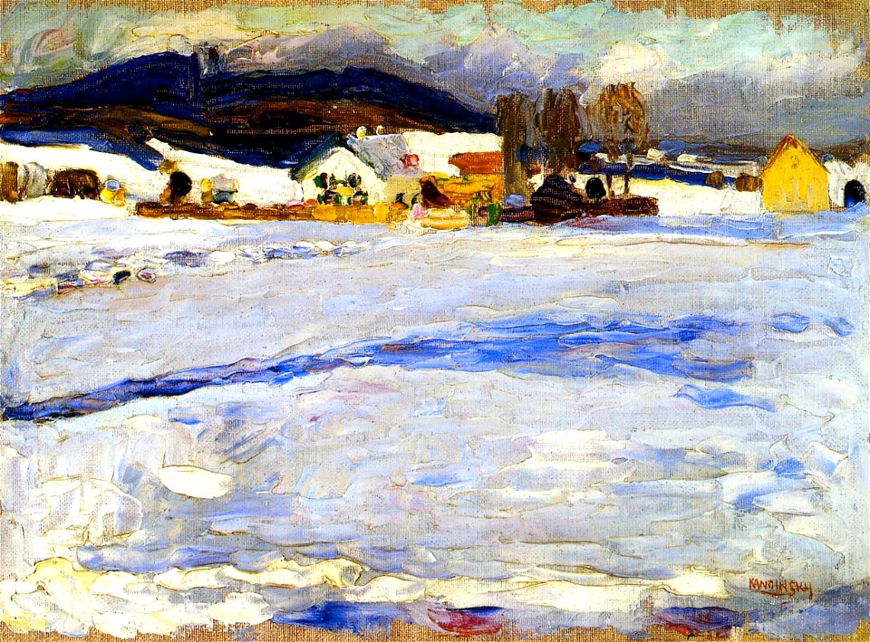 Kandinsky - Bei Starnberg - Winter, 1901-1902