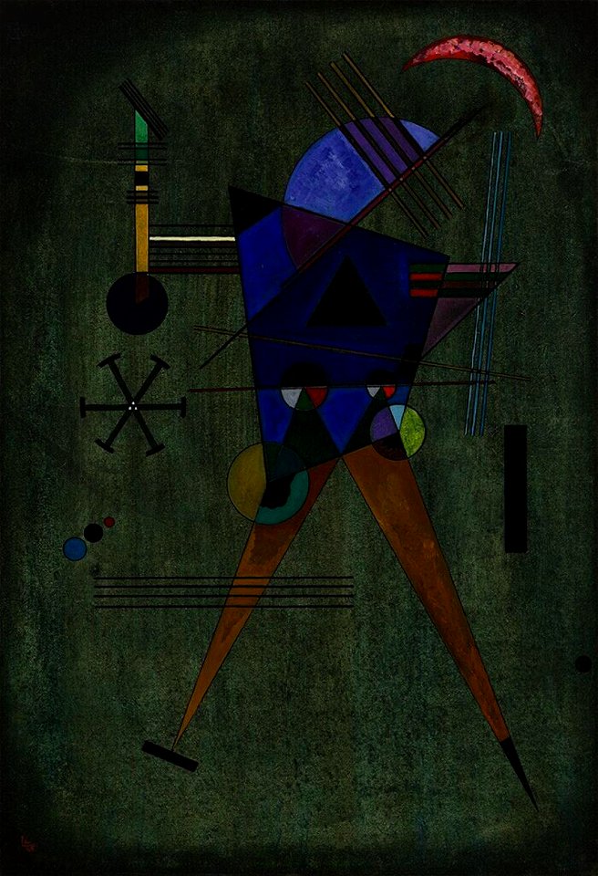 Kandinsky - Schwarzes Dreieck, 1925