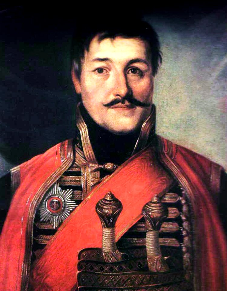 Karađorđe Petrović, by Vladimir Borovikovsky, 1816 (crop)