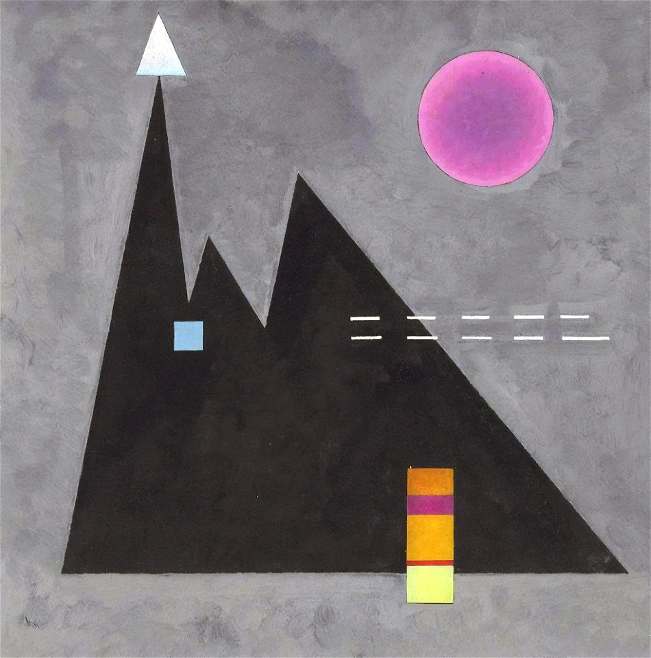 Kandinsky - Sharp in Blunt, 1929, Wassily Kandinsky