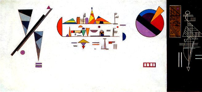 Kandinsky, Salon de musique MAMCS (maquette du mur de fond)