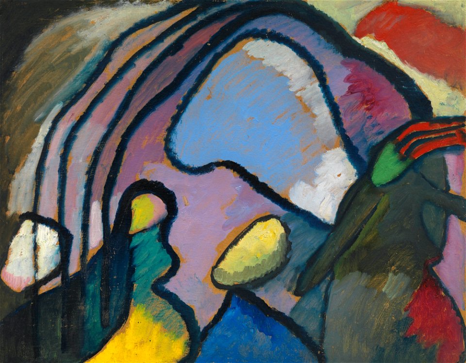 Kandinsky - STUDIE FÜR IMPROVISATION 10 (STUDY FOR IMPROVISATION 10), 1910, R336