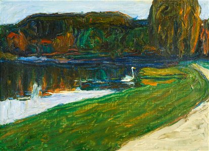 Kandinsky - SKIZZE FÜR ABEND (SKETCH FOR EVENING), 1901, R32