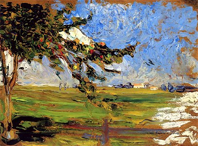 Kandinsky - Landscape with Apple Tree, 1906